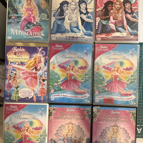 Barbie DVD collection, authentic, dubbed, animated movies