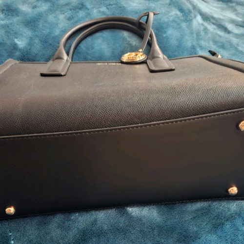 David Jones Paris black classic handbag new