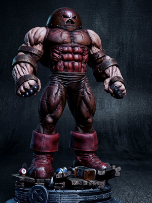 Juggernaut Unleashed resin statue like new, collectible