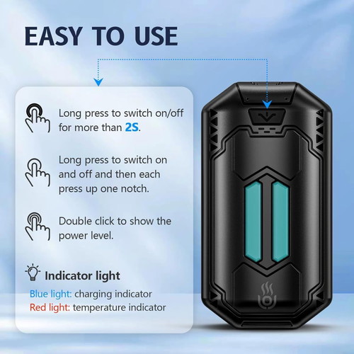 Portable electric hand warmer new with rechargeable battery