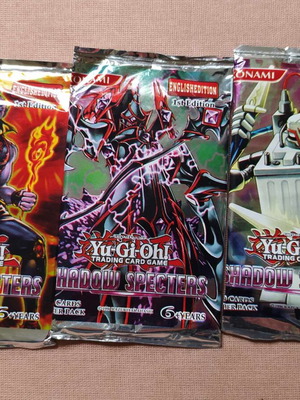Yugioh κάρτες Shadow Specters καινούργιο, 3 φακελάκια σφραγισμένα