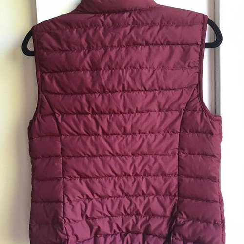 Street One sleeveless women's jacket used, burgundy, size M