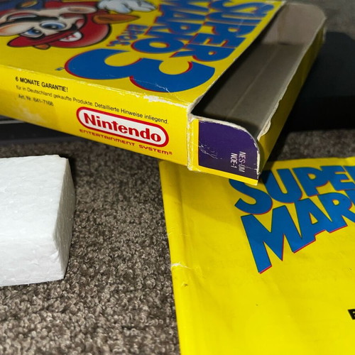 Super Mario Bros 3 game for Nintendo NES used with box and manual