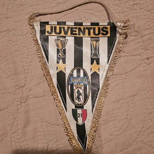 Juventus collectible banner new, 1980s decade