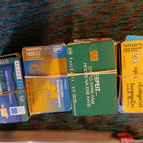 Phone cards collection like new, 500 pieces