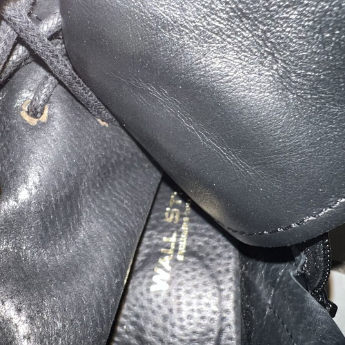 Wall Street women's ankle boots size 40, genuine leather like new, black