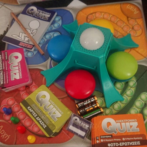 Electronic Quiz board game used