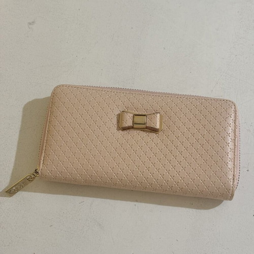 Verde large wallet nude pink color new