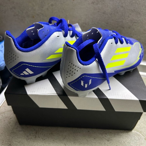 Messi L. Adidas F50 kids football shoes new size 32 blue