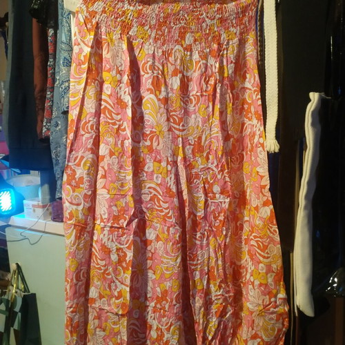 Celestino pants floral, like new, sizes M/L