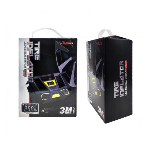 Air pump with LED display and digital pressure indicator, new