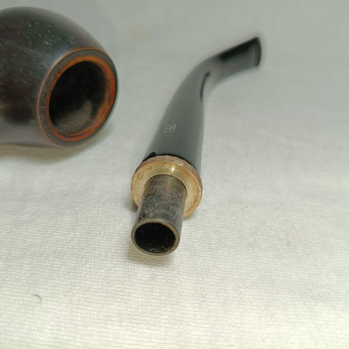 Elysee No.18 Tobacco Pipe with db Design Berlin Mouthpiece and .925 Silver Ring