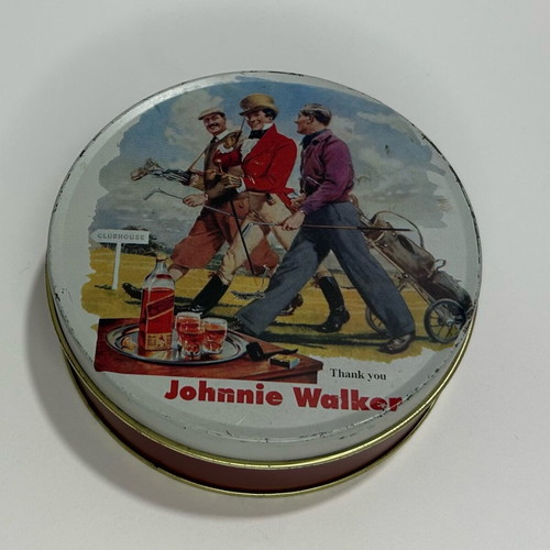 Johnnie Walker Whiskey coasters used, set of 4 pieces