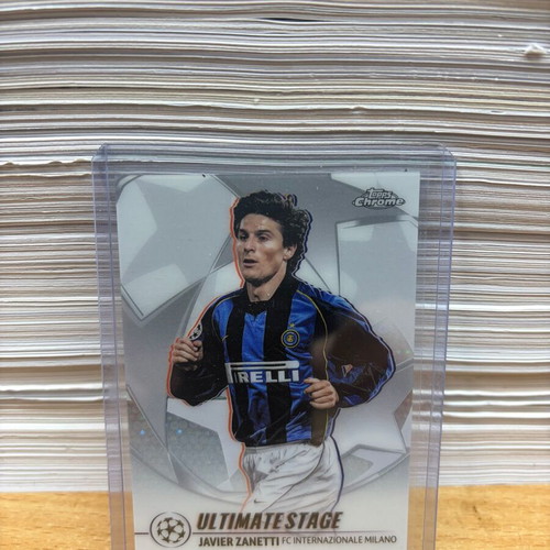 2025-26 Topps UCC Flagship Javier Zanetti Ultimate Stage Chrome card new