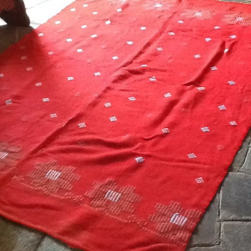 Woven rug from Crete used 2.10m x 1.5m