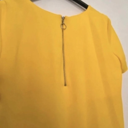 Zara yellow short A-line dress like new