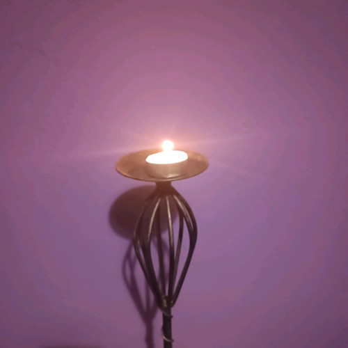Floor candle holder handmade like new 70cm height