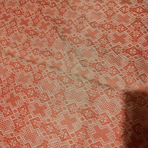Wool handmade blanket used with defect and faded color