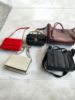 Σετ 5 μεταχειρισμένων τσαντών Bershka, Stradivarius, Sinsay, Michelle Moon