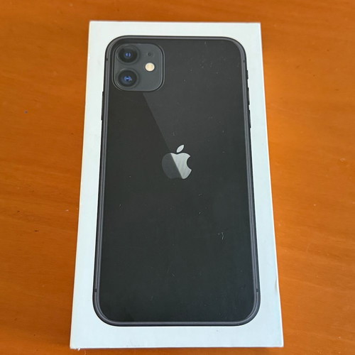 iPhone 11 black 64GB used with box and charger