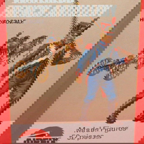 Airfix Νο 901737 (Made in France) 1984 Πλαστικά στρατιωτάκια Waterloo French Artillery Κλίμακα 1:72 Καινούργιο στην ζελατίνα του. Εξαιρετική κατάσταση. Τιμή 30 ευρώ