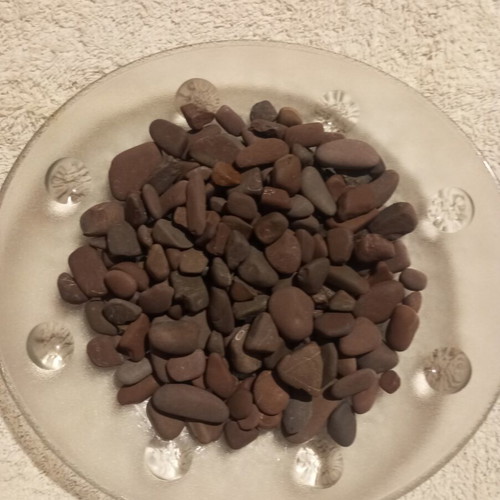 Ionian Sea Brown Decorative Pebbles like new