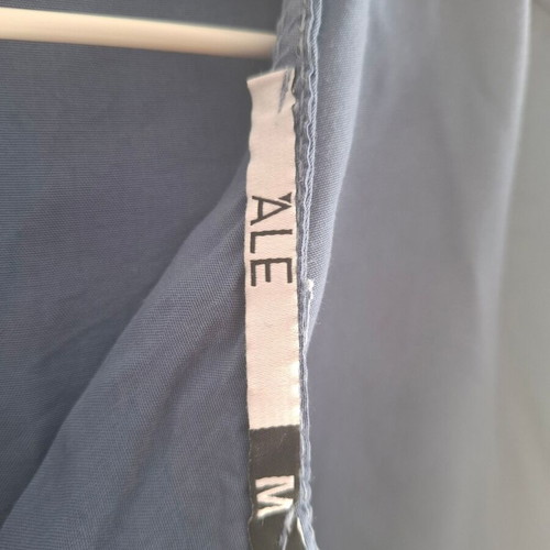 ALE Blue Asymmetrical Blouse like new, office style