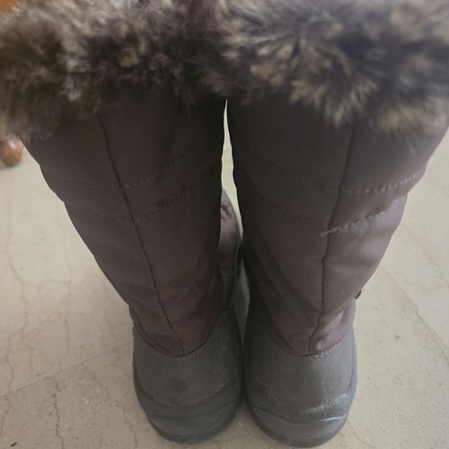 Cartex women's boots like new, size 41.5, black and brown, warm fur lining