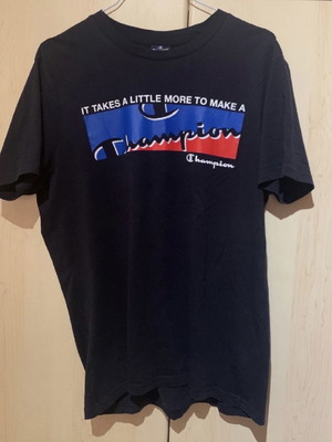 Champion T-shirt μεταχειρισμένο, μαύρο, μέγεθος S