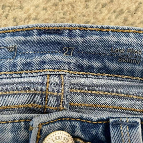 Levi's Skinny Jeans High Waist Blue Women’s Like New