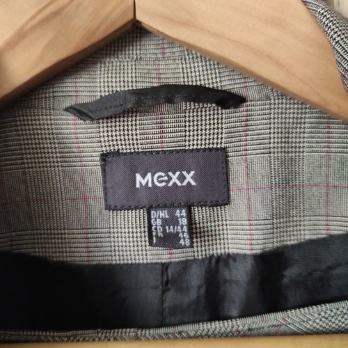 Mexx women's checked suit like new, gray and pink, size XL/XXL