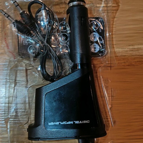 Fm transmission like new with USB port, memory card slot and remote