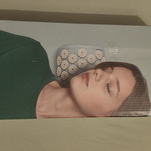 Acupressure pillow 37 cm like new, cotton cover