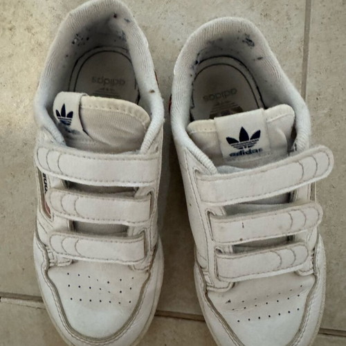 Adidas athletic shoes like new, size 31, white