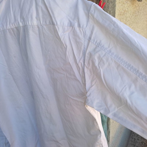 Claude Montana Paris vintage shirt used, size M, white