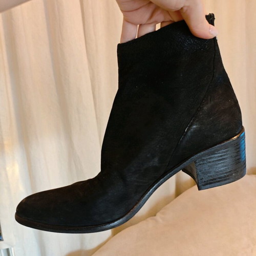 Dolce Vita leather ankle boots used, black
