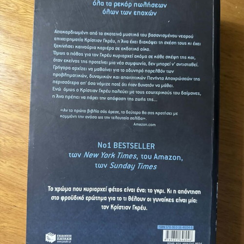 Βιβλίο Πενήντα πιο σκοτεινές αποχρώσεις του γκρι μεταχειρισμένο