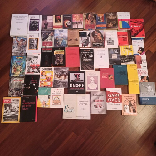Books used, pack of 52, Greek and foreign language
