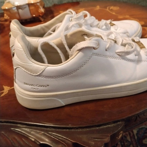 Renato Garini women's sneakers used, white, size 38