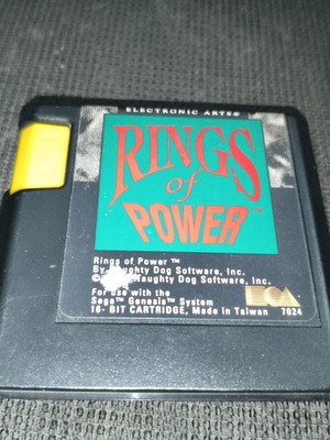 Rings of Power Sega Genesis game