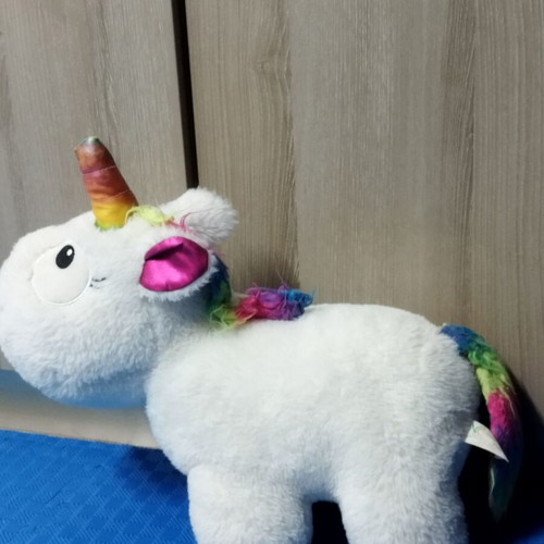Plush unicorn used, large 50cm