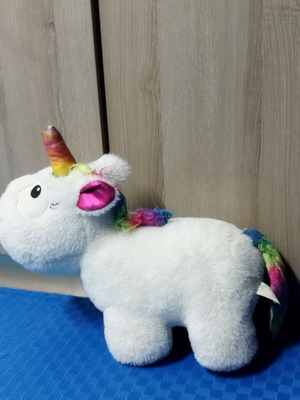 Plush unicorn used, large 50cm