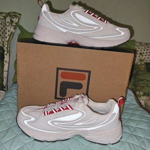 Fila Actix sneakers size 44 new, white and red