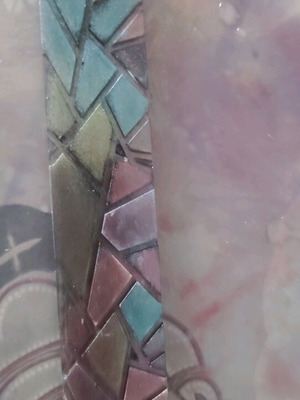 Retro bookmark new with embossed designs