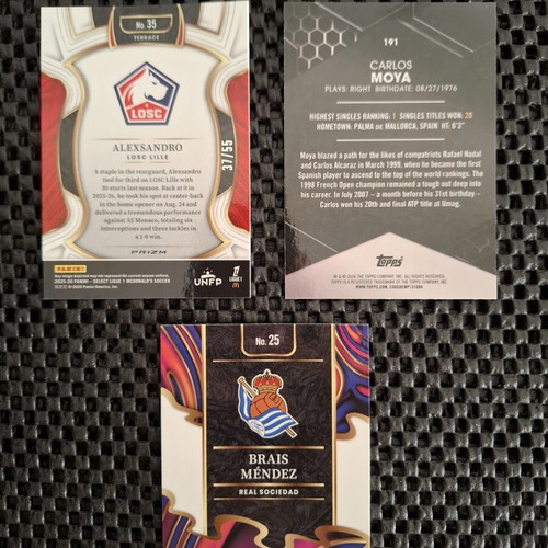 Panini Prizm Topps football cards like new