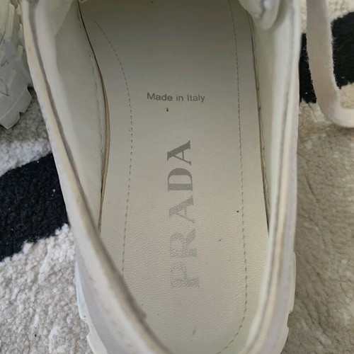 Prada sports shoes used, size 36, white