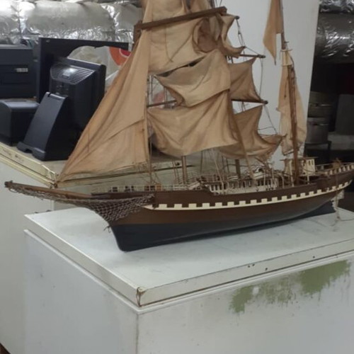 Decorative old ship used