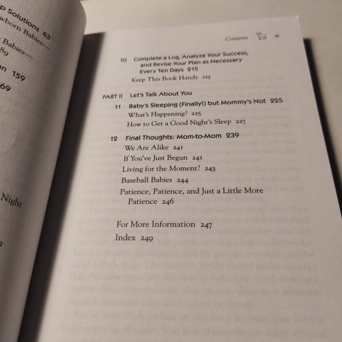 The No-Cry Sleep Solution book used, Elizabeth Pantley, English