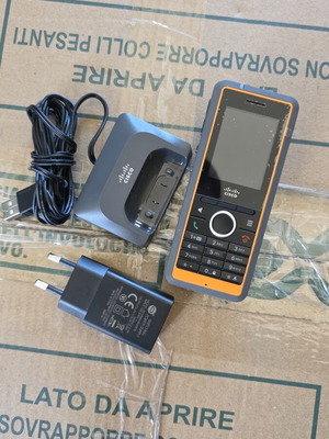Cisco IP DECT 6825 Ruggedized Handset used, cordless, black