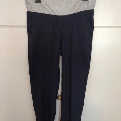 Esmara linen maternity pants blue like new, size 46 (XL)